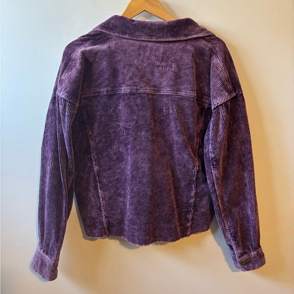 Purple velvet/corduroy jacket - Picture 9 of 9